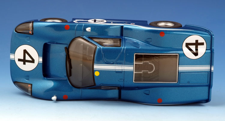 SCALEXTRIC Ford GT 40 MK IV  LeMans 1967 blue